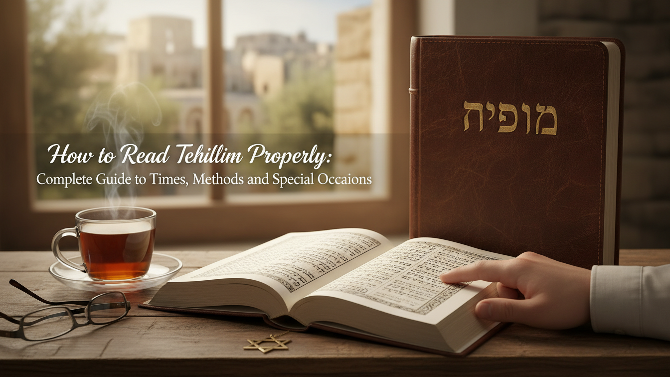 How to Read Tehillim Properly: Complete Guide to Times, Methods and Special Occasions