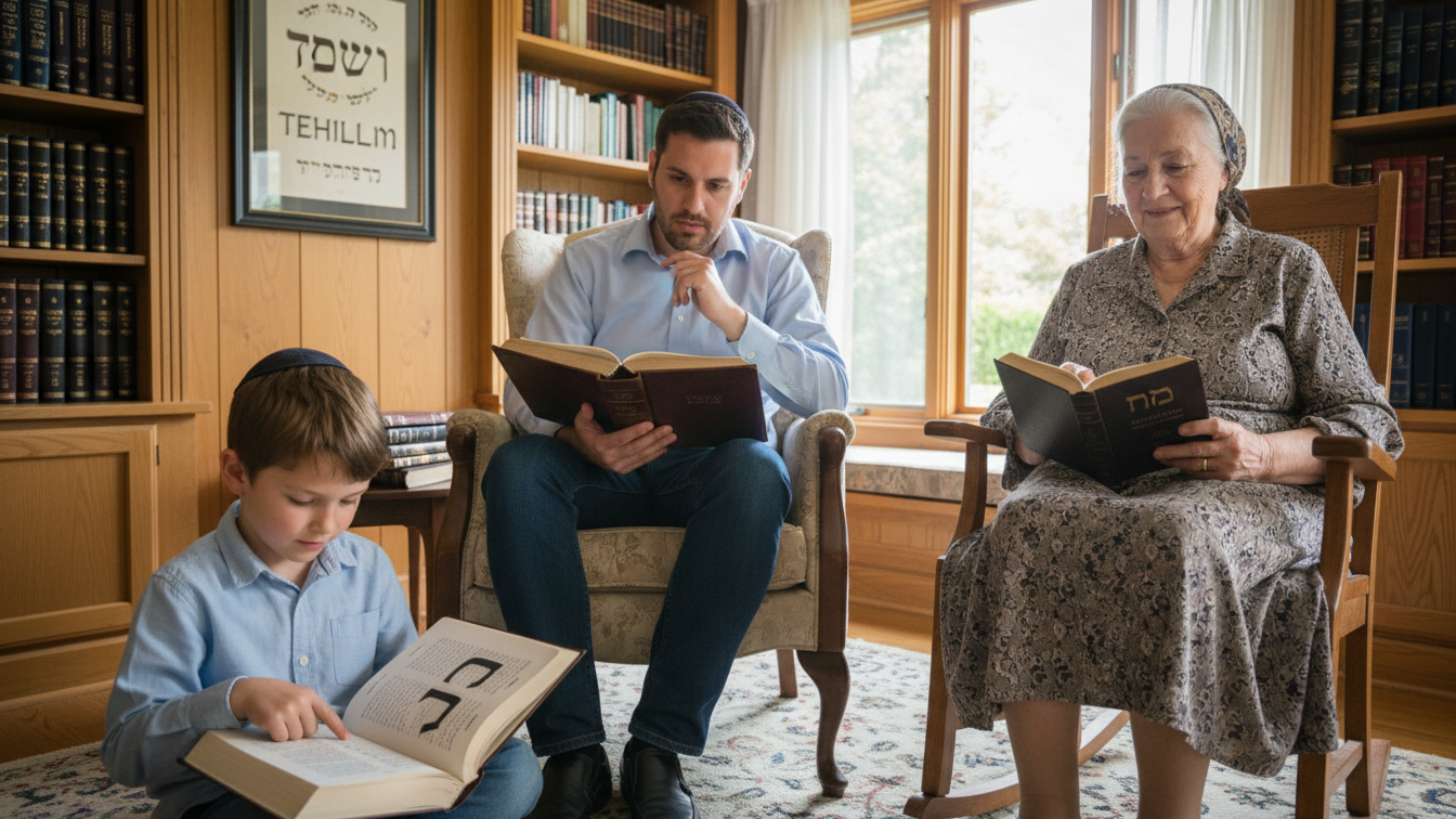 Reading Tehillim by age - Jewish custom