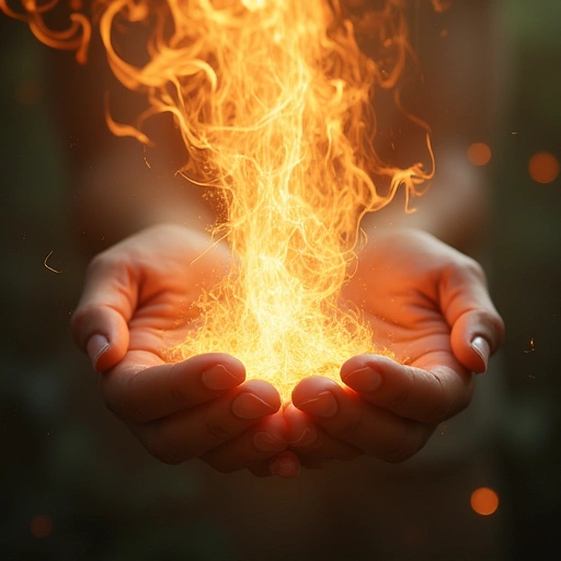 Light breaking through representing healing