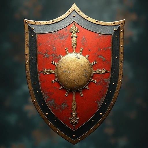 Shield representing spiritual protection