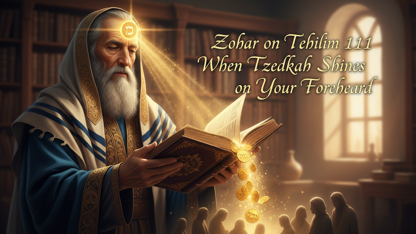 Zohar on Tehillim 111: When Tzedakah Shines on Your Forehead